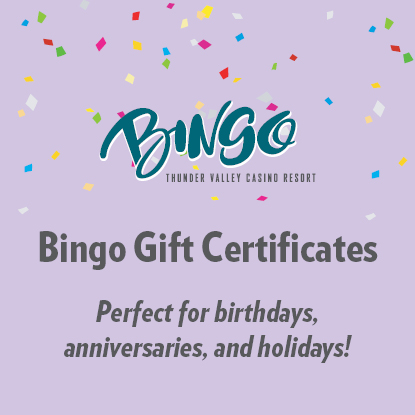 Bingo Gift Certificates