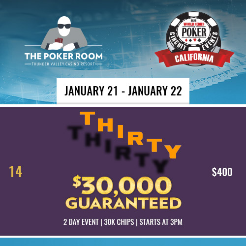 Event 14 WSOP Circuit - $30k GTD Freezeout