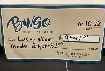 THUNDER JACKPOT WINNER